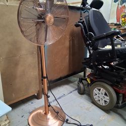 Rose Gold Fan For Sale 