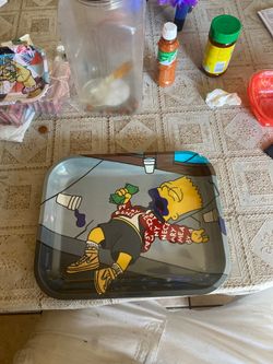 Big poured up Bart rolling tray