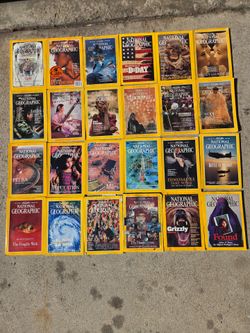 41 National Geographic Magazines