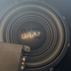 Subwoofer 12inch Alpine Amp Alpine Still Freash