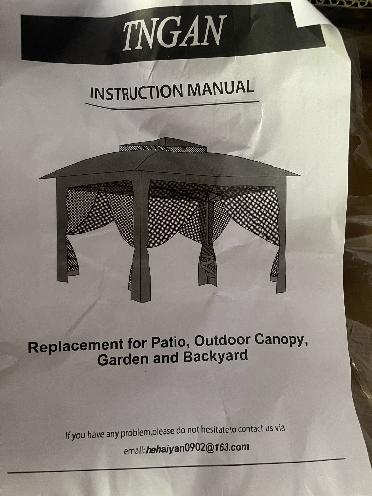 Brand New Cover For Outdoor Shelter