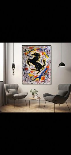 40x60 Ferrari Painting