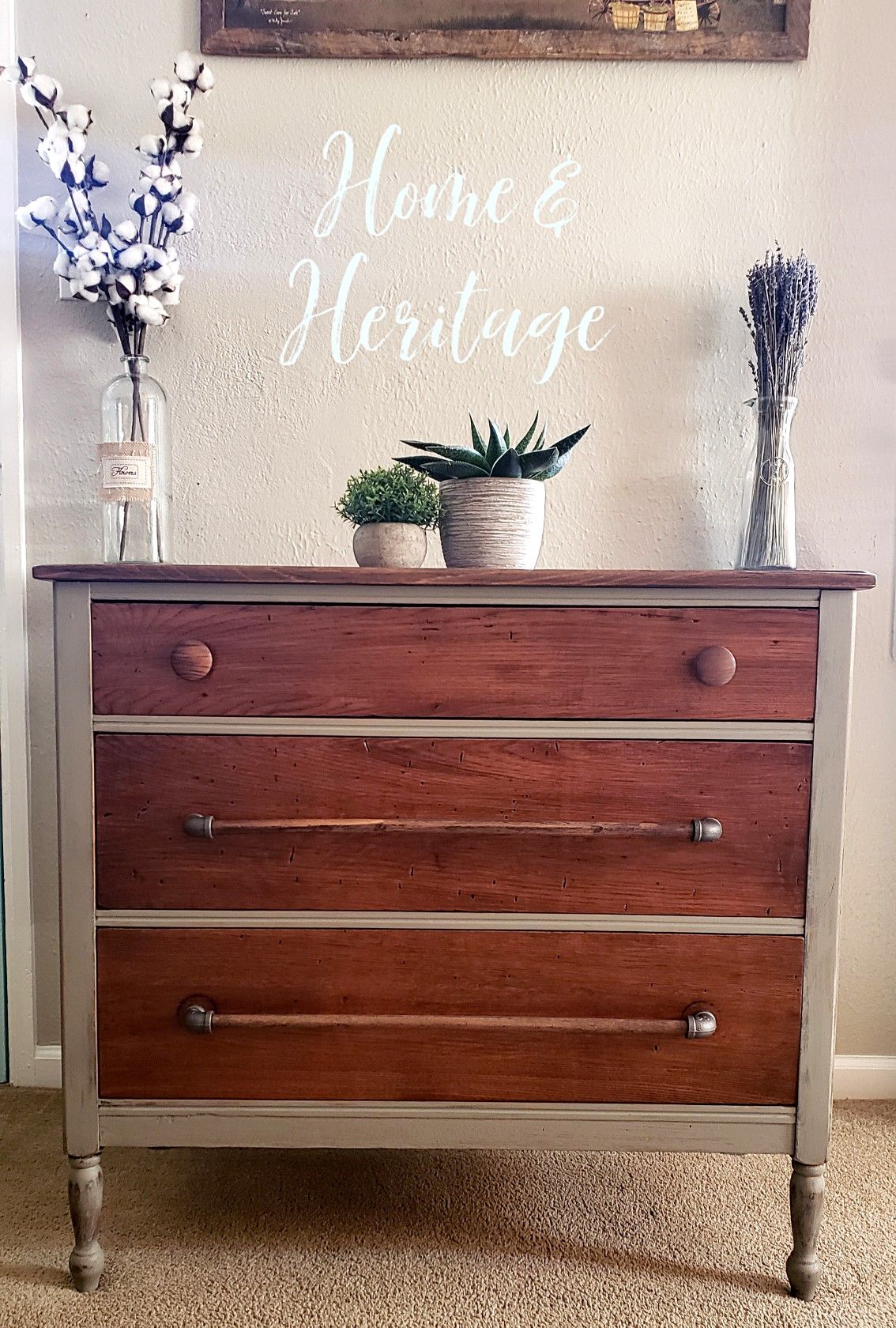 Custom Antique dresser, furniture