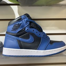 Air Jordan 1 Roya Blue/ All Sizes 4-13/ Blue And Black/ Authentic