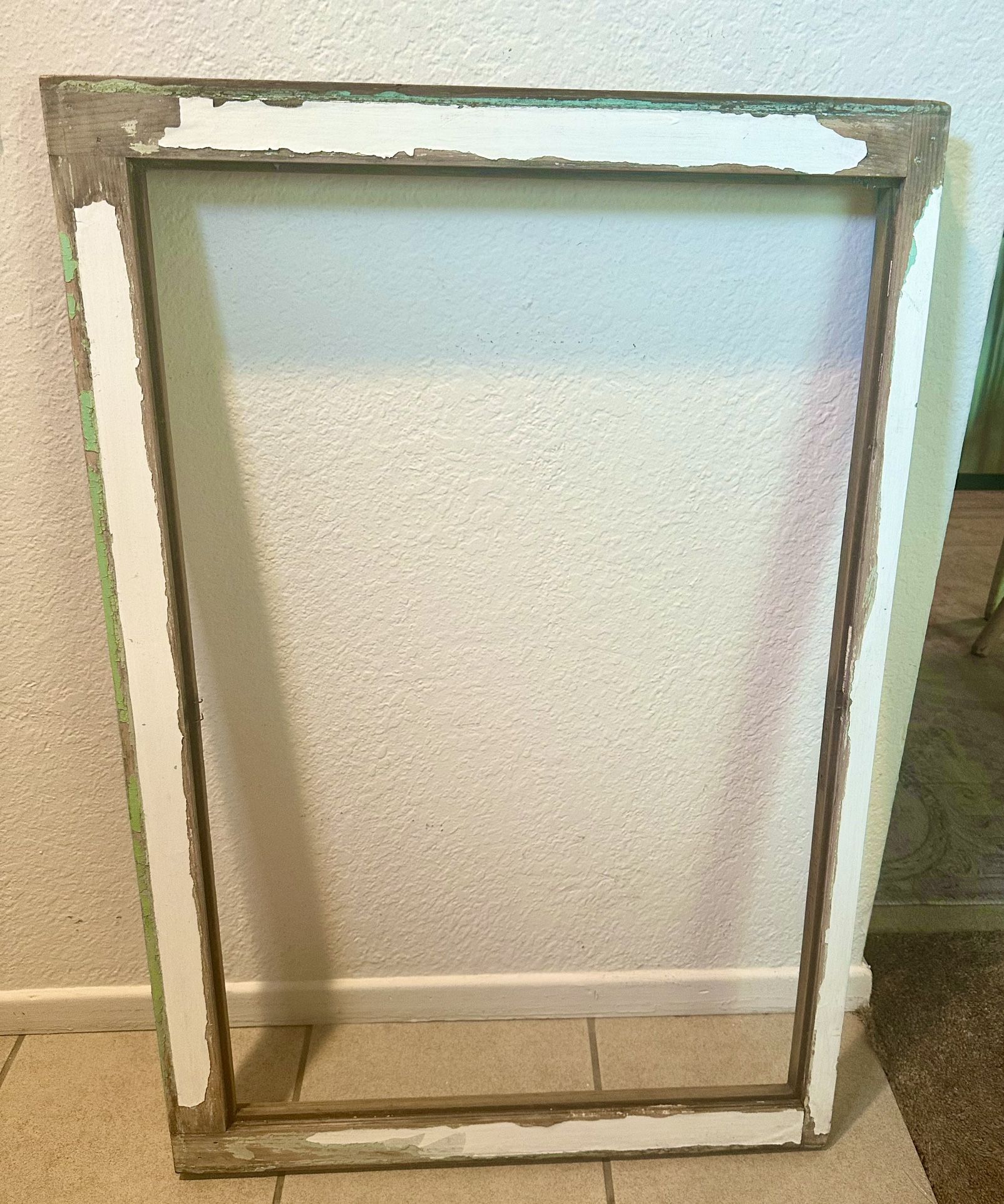 Great Decor Piece Large Window Frame No Glass You Can Hang Something In The Middle