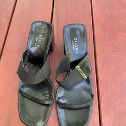 Gucci Sandals Versace sandals Leather Made In Italy US size 11
