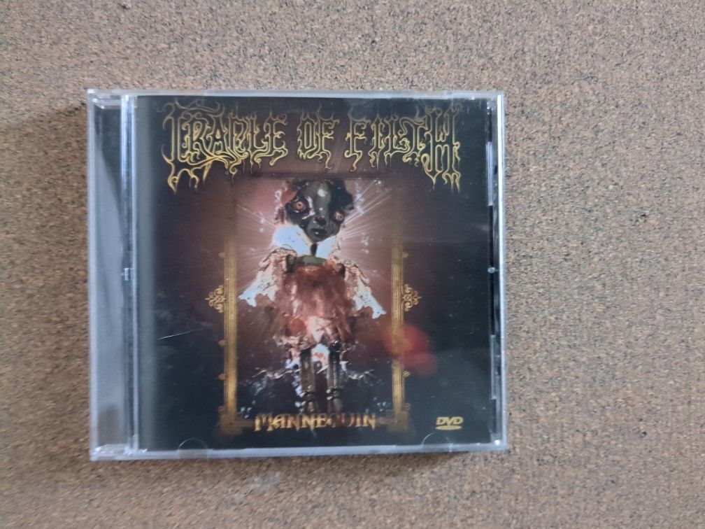 Cradle of Filth - Mannequin (DVD 2003, Epic) Black Metal, Gothic Metal