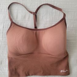 PINK Sports Bra Brown SIZE XS 