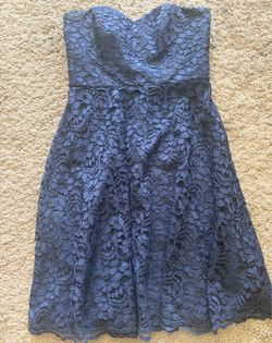 David’s Bridal Navy Dress Size 6