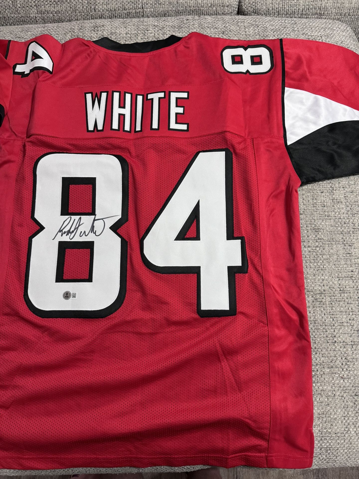 Roddy White Signed Autograph Custom Jersey - Beckett Coa - Atlanta Falcons