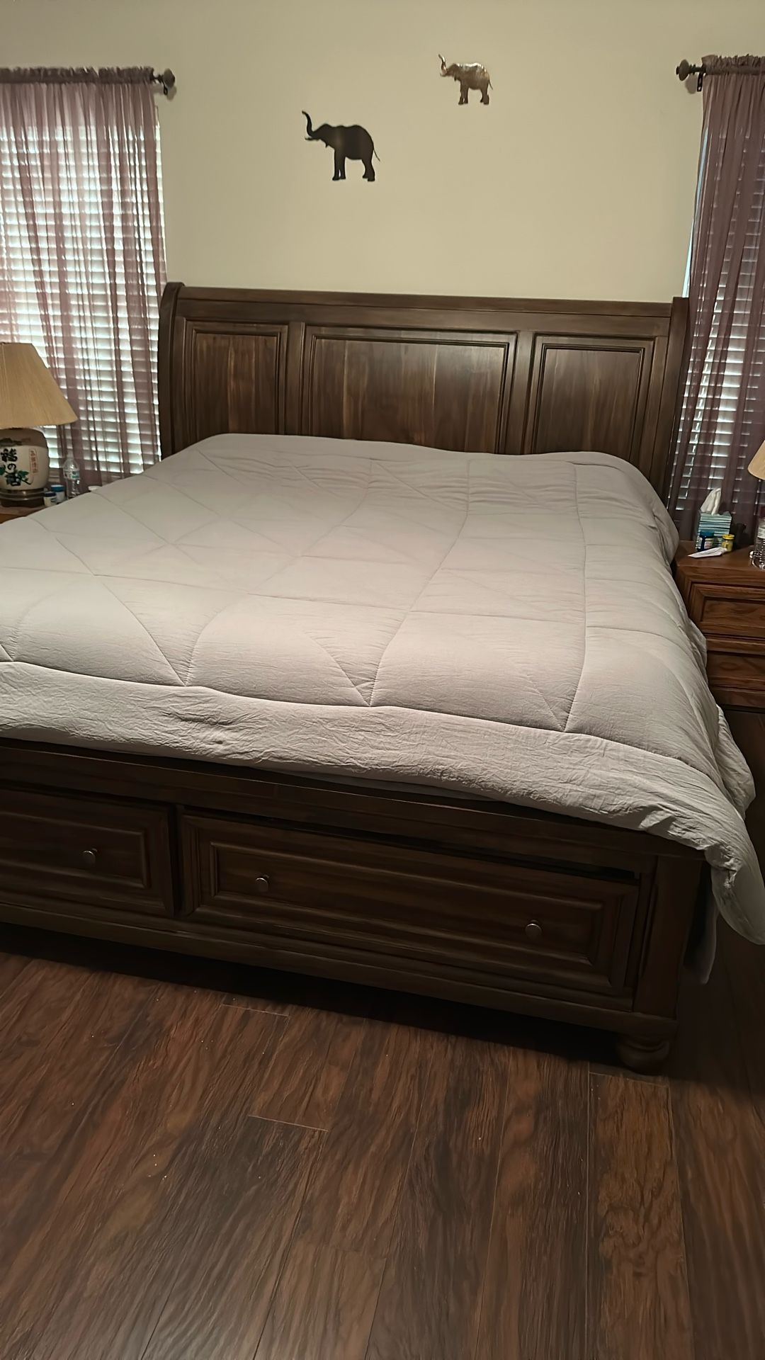 King Mattress with box springs