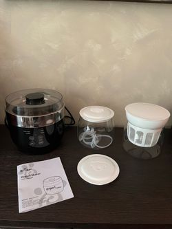 Apex Bear Yogurt Maker, Greek Yogurt plus more with Strainer Timer Stainless Steel Inner
