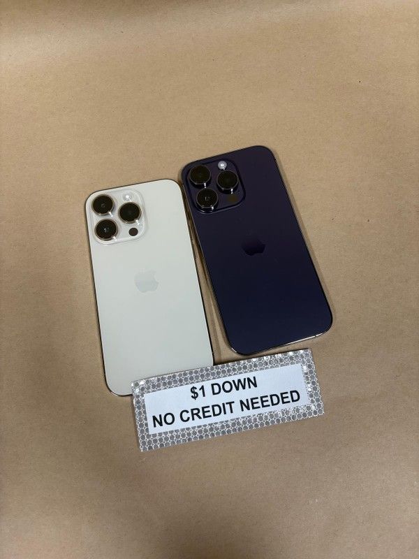 Apple IPhone 14 Pro 5G - Only $1 Today Pay The Rest Later!