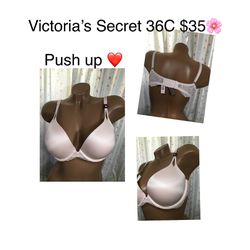 New Bra Victoria Secret Size 36c Push Upfirm Price No Offers