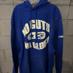 hellstar no guts no glory blue hoodie 