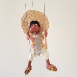 Vintage Marionette Puppet Doll