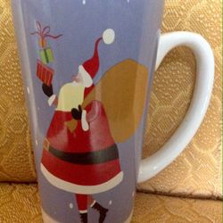 Large Trisa Christmas Santa Coffee Tea Cocoa Mug