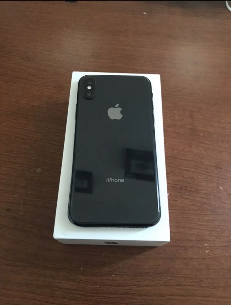 iPhone X Space Gray 256 gigabytes Unlocked