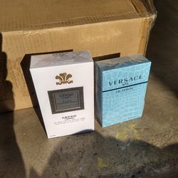 NEW Versace eau fraiche/Creed silver mountain water cologne