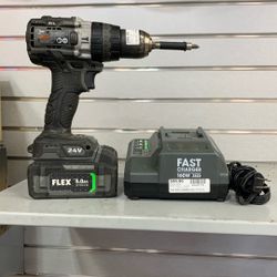 Flex Drill With Charger And Battery 
