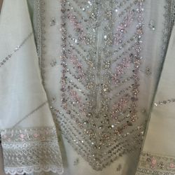 Punjabi Style 3-Piece Outfit - Soft Cotton Fabric - Kameez & Shalwar