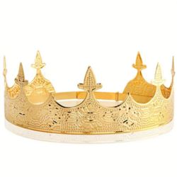 New Beautiful Golden Unisex Crown 👑