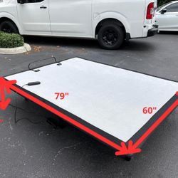 Queen Size Reclining Platform Bed Like New!