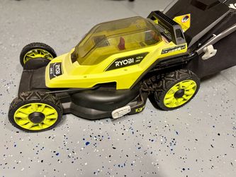 Set of 2 - Ryobi ONE+ 18V 13 in Lawn Mower with 4.0 Ah Battery and Charger