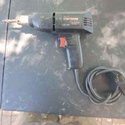 Sears Craftsman USA 3/8" Corded Electric Reversible Dril