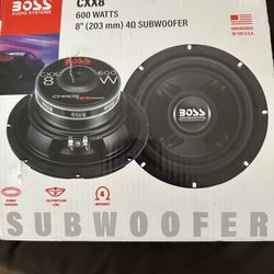 Boss 600watts 8 Inch Subwoofer Price Drop!!!