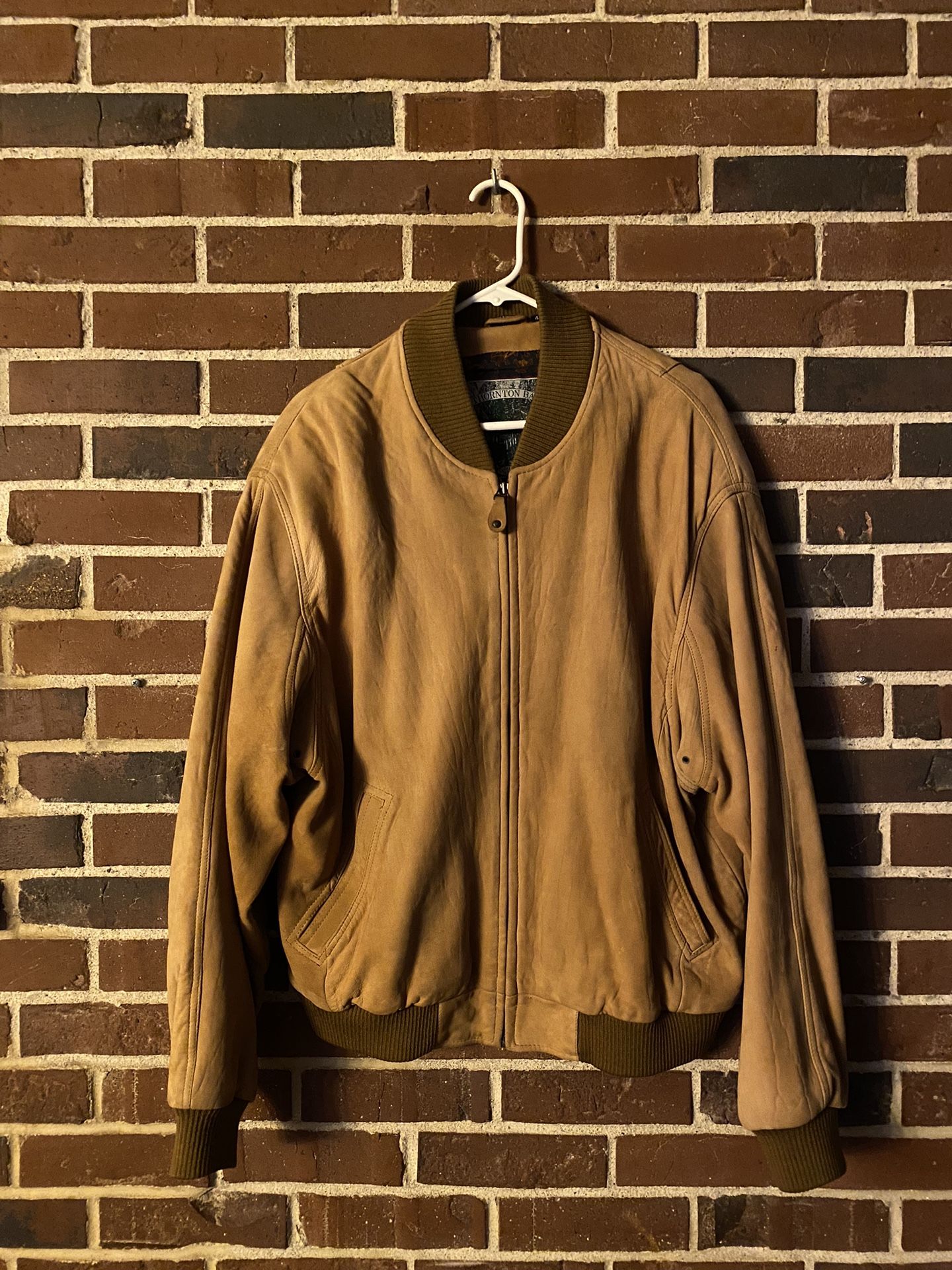 Suede Bomber Jacket XL