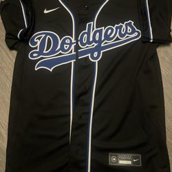Los Angeles Dodgers Black " Lights Out " Nike Jersey