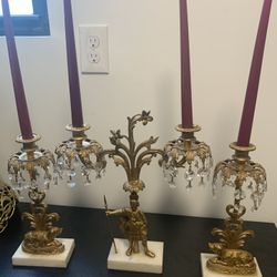 Beautiful Antique Candles Holders 