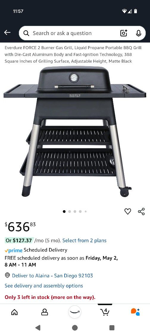 Everdure Grill 2 Burner