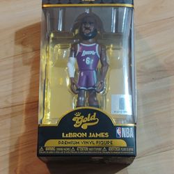 LeBron James Gold Premium Funko