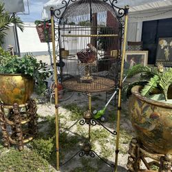 French Victorian Style Large Bird Cage