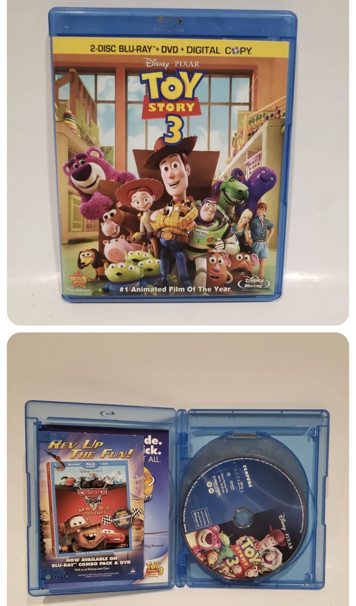Toy Story 3 (Blu-ray/DVD, 2010, 4-Disc Set)