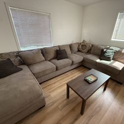 Sectional Couches And Table $100 OBO