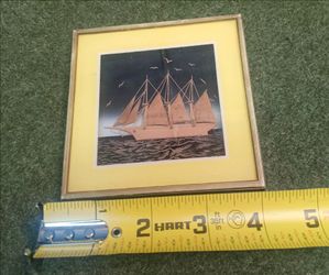 Sailing boat 3D hand made. (24)
