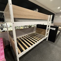 TWIN OVER TWIN BUNK BED 