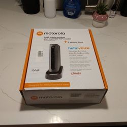 Motorola HSI Modem w/ Phone Lines (Compatible with Cox and multiple ISP)