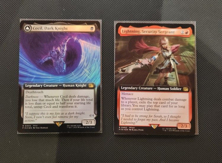 Magic Final Fantasy Cecil And Lightning