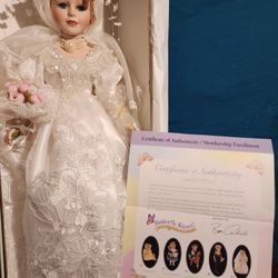 Porcelain Butterfly Kisses Collectors Doll #5 