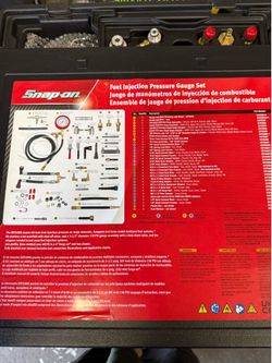 Snap-on master fuel injection pressure gauge kit