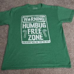 Humbug Christmas Shirt-Mens Medium