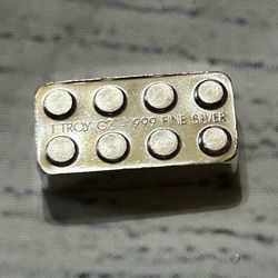 Monarch Precious Metals 1 Oz .999 Silver Lego Brick Stacker