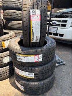 225/55/17 Dunlop tires installed and balanced