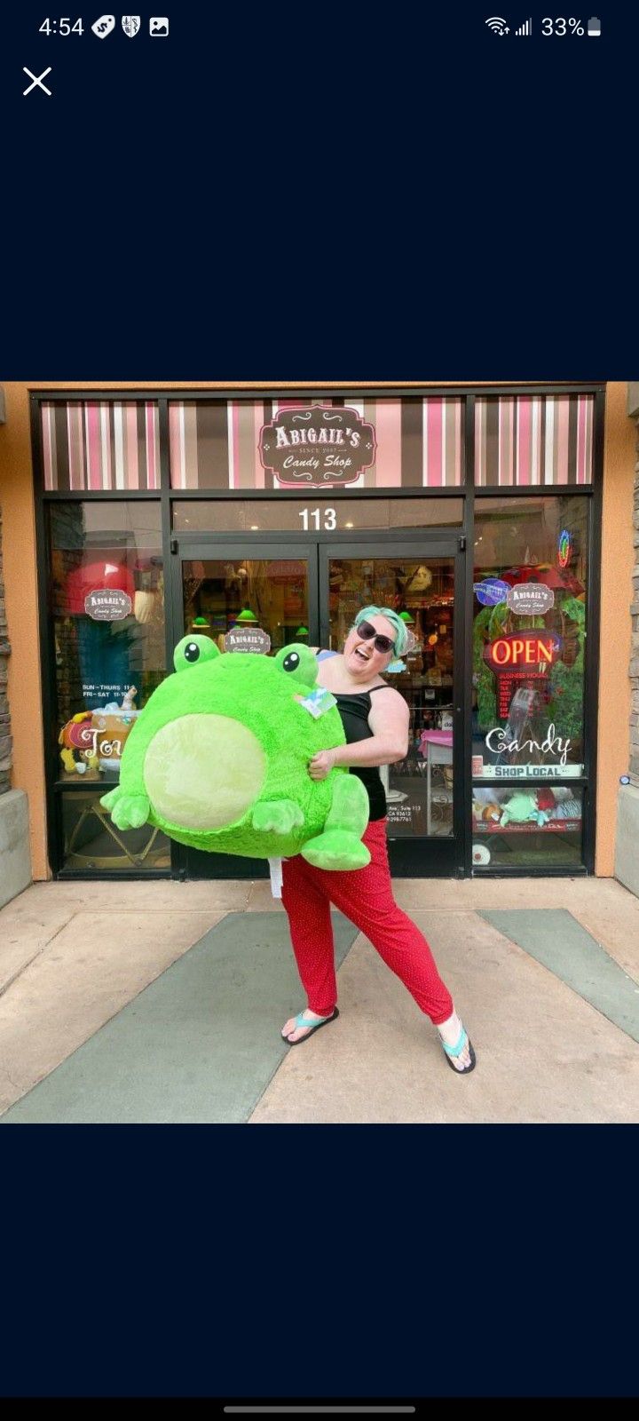 Giant Frog squishmallow Type Stuffed Animal Cute