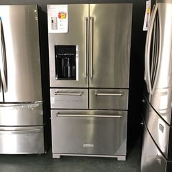 KitchenAid 5 Door French Door Refrigerator With Water Dispenser And Ice Dispenser 👍🏽 19AK