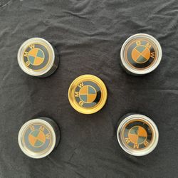 BMW Bottlecap Center Hub Cap Set E30 E21 E10 Bottle Cap 2002tii 325i 320i